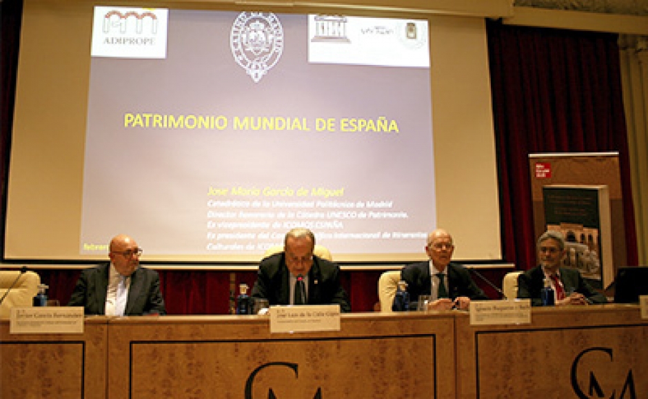 El Dr. D. Ignacio Buqueras inaugura el Foro Patrimonio Mundial de España